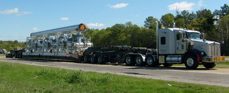 Cozad 13 axle steerable with natural gas compress 72 ft. on deck and 145,000 lbs.