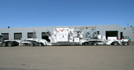 Modified 9-Axle Steerable Trailer with Permanently Mounted Transformer