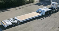 Cozad 35 Ton Air Ride Beaver Tail Trailer