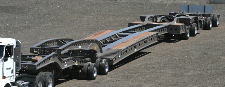 80-85 Ton 9-Axle Stretch Deck Booster Trailer