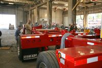 Cozad 60 Ton 3+2 28' Deck 11' Hydra Neck with 2 Axle Booster