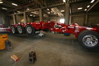 Cozad 60 Ton 3+2 28' Deck 11' Hydra Neck with 2 Axle Booster