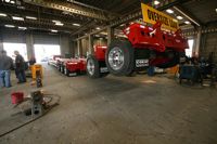 Cozad 60 Ton 3+2 28' Deck 11' Hydra Neck with 2 Axle Booster