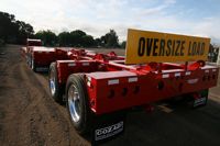 Cozad 60 Ton 3+2 28' Deck 11' Hydra Neck with 2 Axle Booster